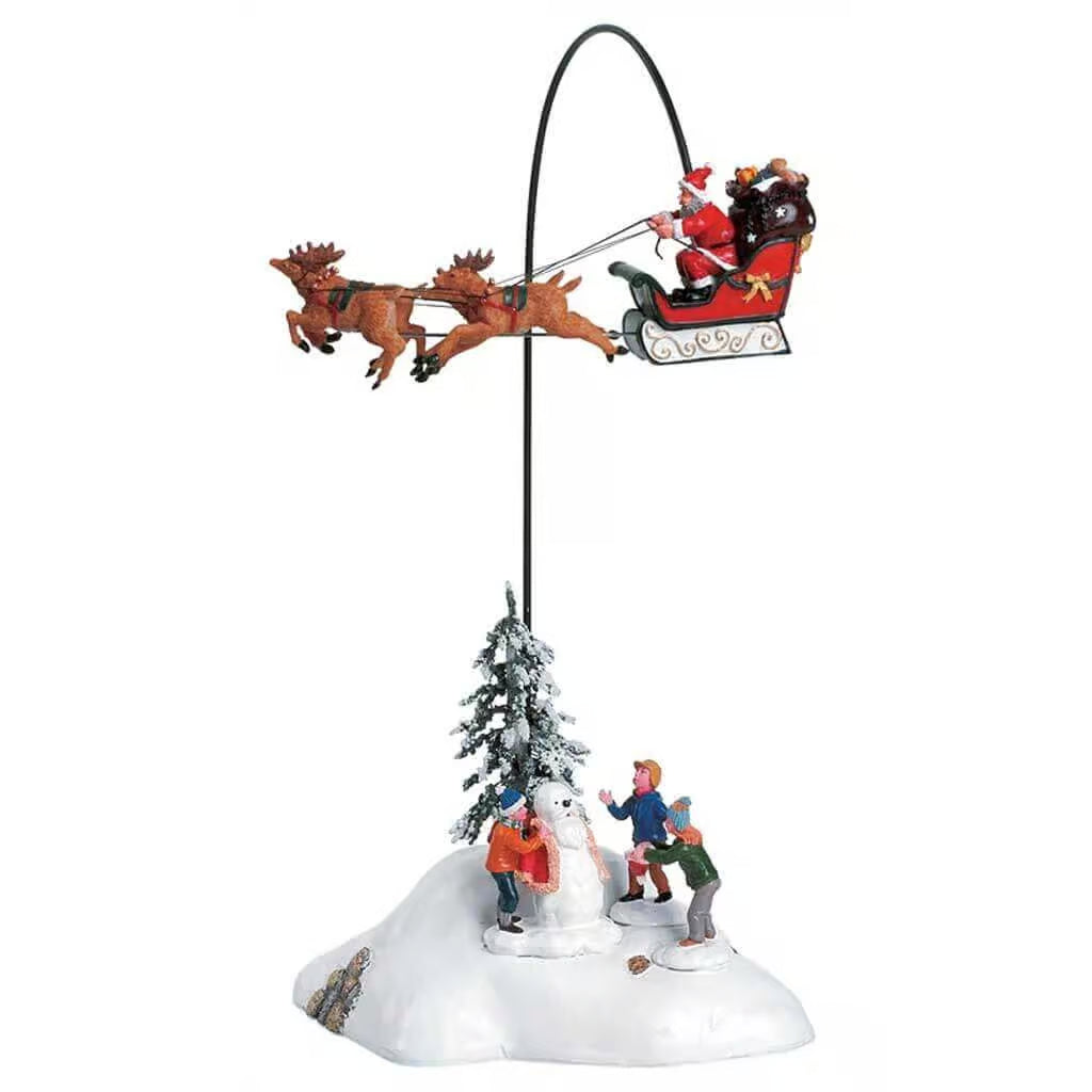 Lemax 32cm Santa Claus Is Coming To Town Christmas Figurines - 54353