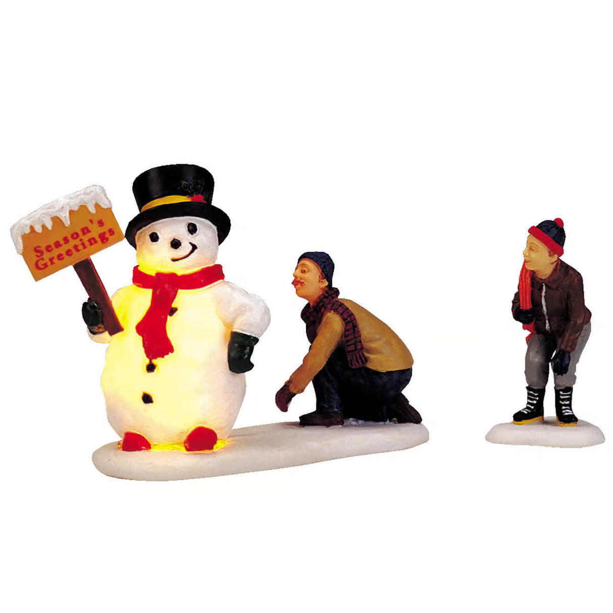 Lemax 7.9cm Christmas on Parade Christmas Village Figurines- (Set of 6) - 03515