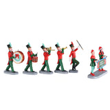 Lemax 7.9cm Christmas on Parade Christmas Village Figurines- (Set of 6) - 03515