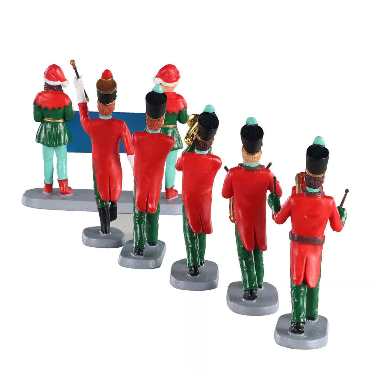 Lemax 7.9cm Christmas on Parade Christmas Village Figurines- (Set of 6) - 03515