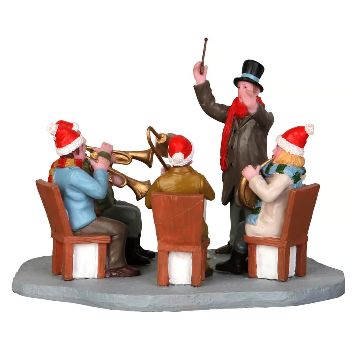 Lemax 8cm Gazebo Band Christmas Figurines - 33034