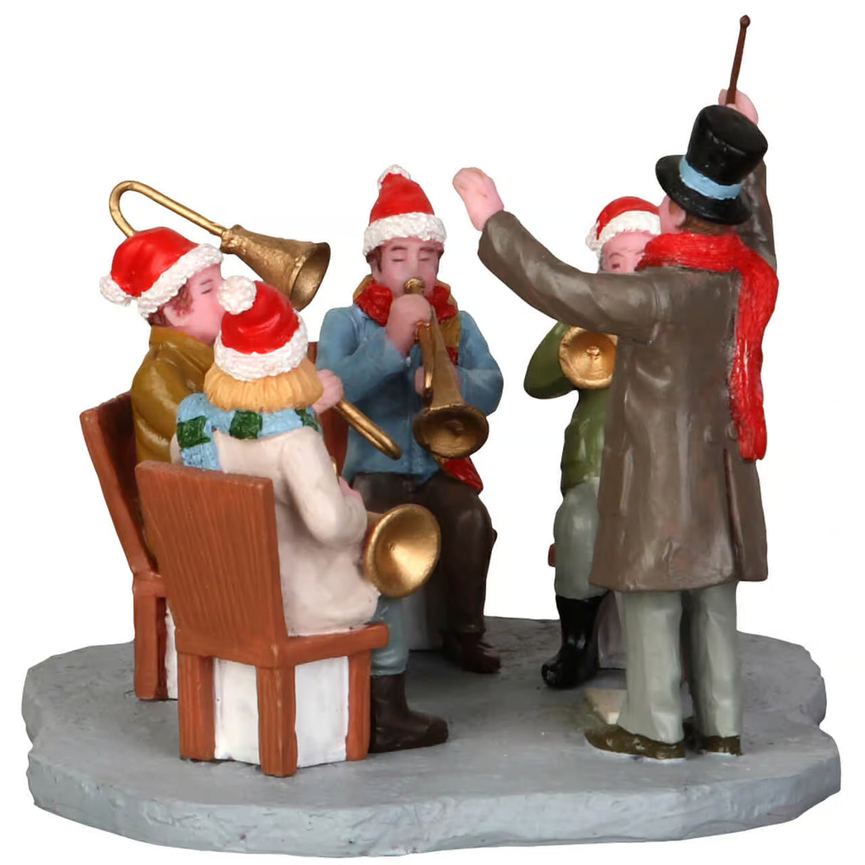 Lemax 8cm Gazebo Band Christmas Figurines - 33034