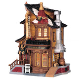 Lemax Caddington Village 13.5cm Lucy's Chocolate Shop Christmas Scene - 45052