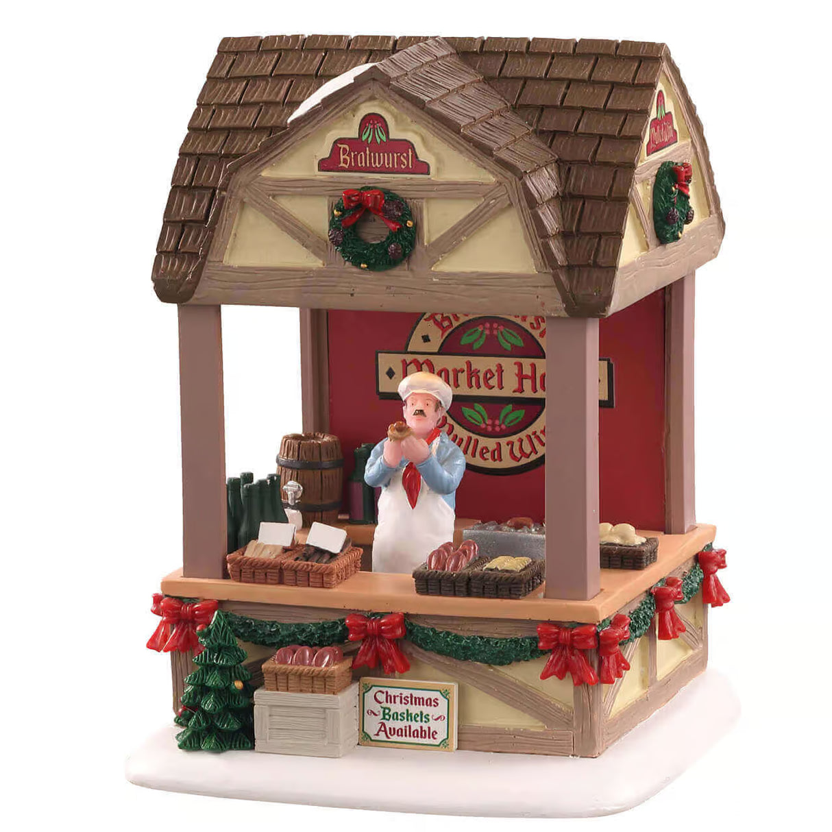 Lemax Caddington Village 13.6cm Christmas Market Bratwurst Village Scene - 14903