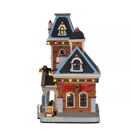 Lemax Caddington Village 21.6cm Main Terminal Train Station Village Scene - 75194