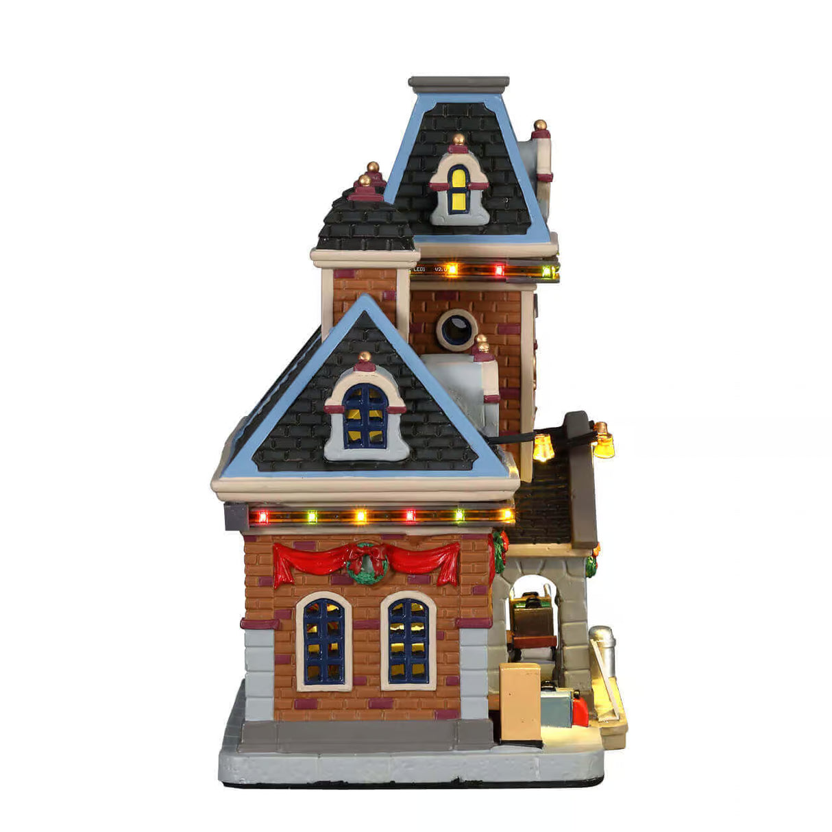 Lemax Caddington Village 21.6cm Main Terminal Train Station Village Scene - 75194