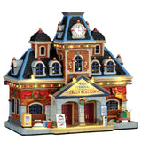 Lemax Caddington Village 21.6cm Main Terminal Train Station Village Scene - 75194