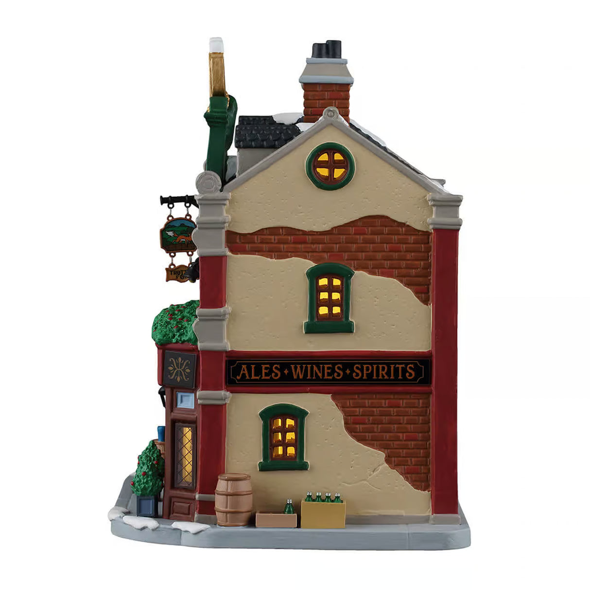 Lemax Caddington Village 21cm The Trottin' Fox Pub Village Scene - 65555