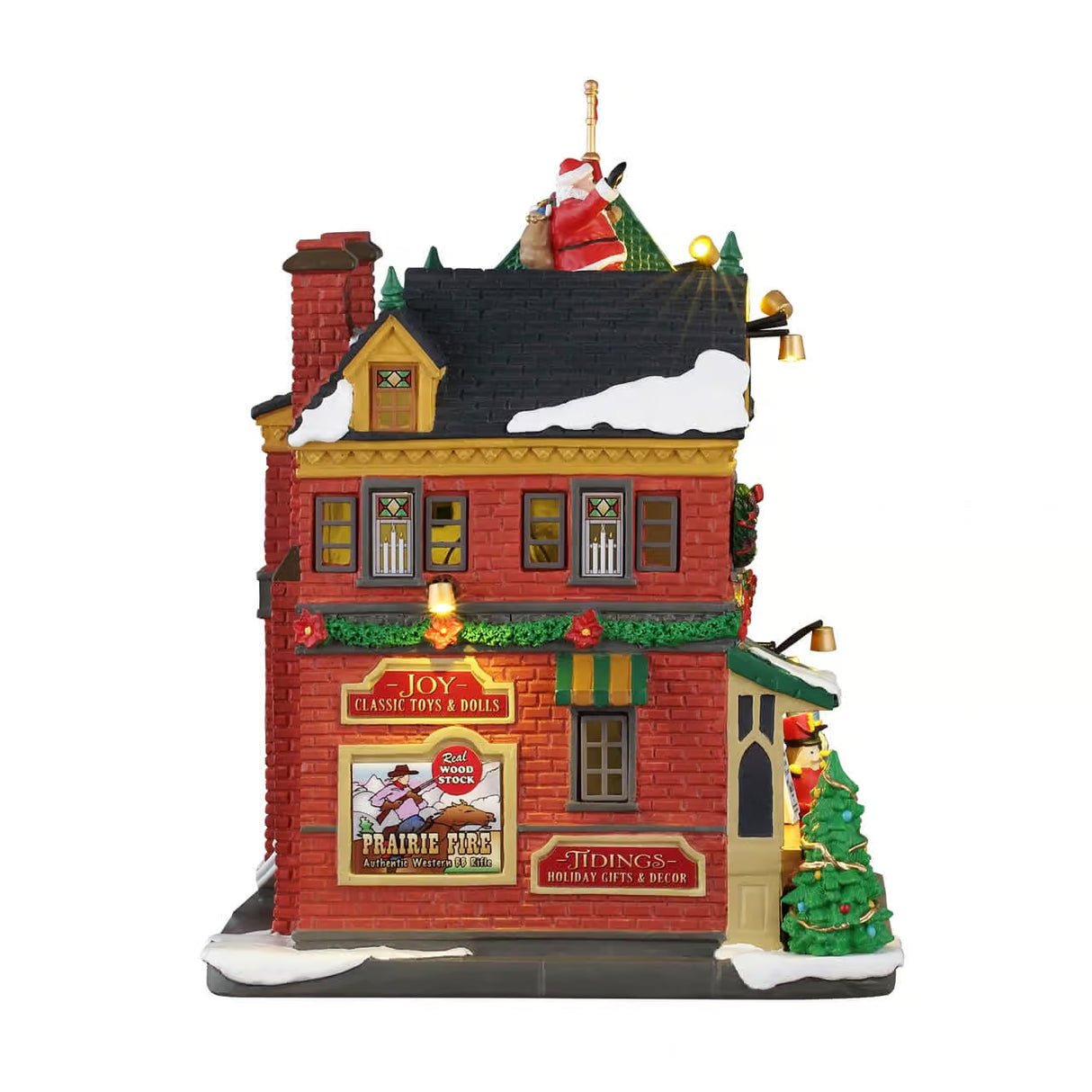 Lemax Caddington Village 23.5cm Tidings And Joy Village Scene - 65526