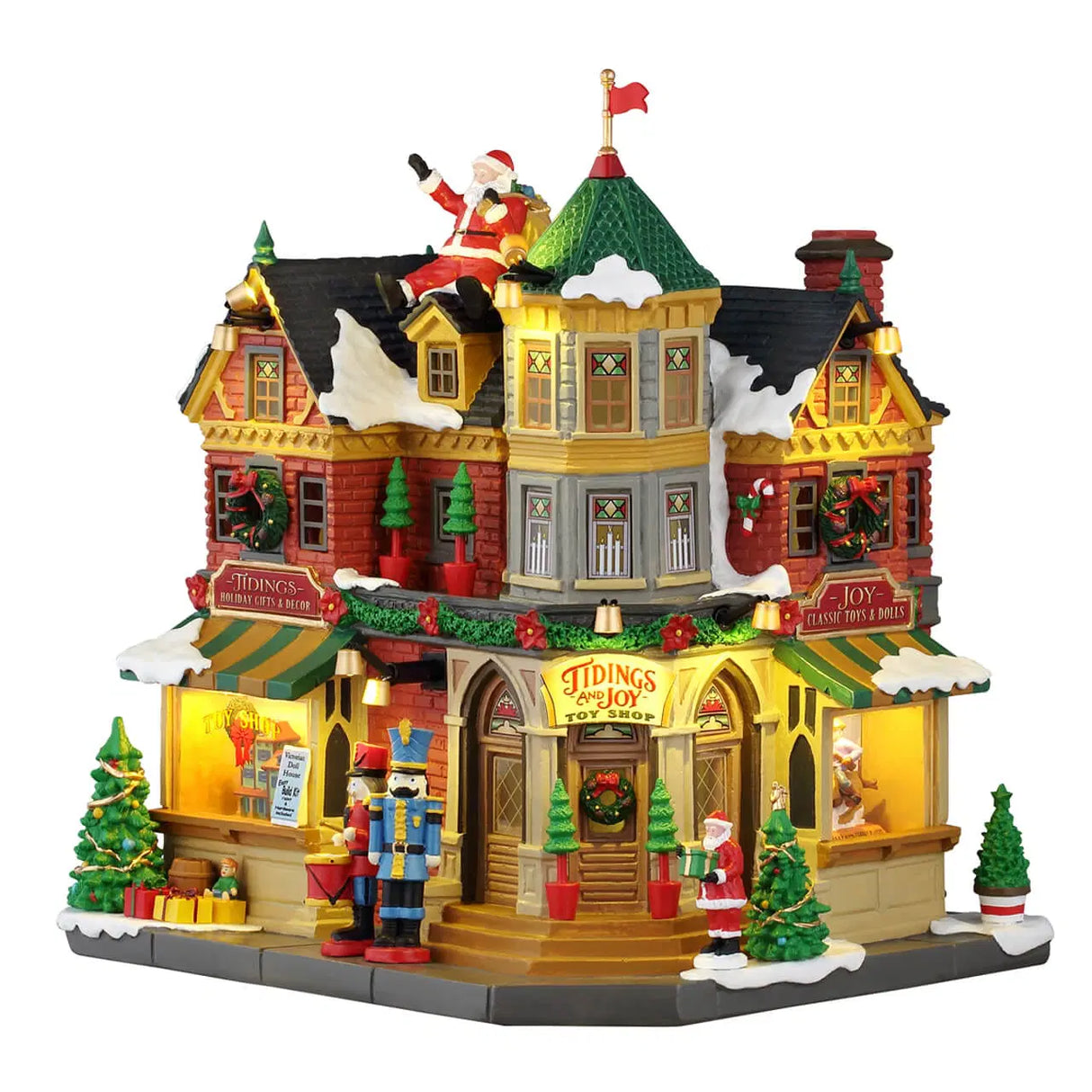 Lemax Caddington Village 23.5cm Tidings And Joy Village Scene - 65526