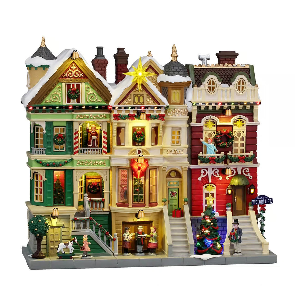 Lemax Caddington Village 26cm Christmas On Victoria Street Village Scene - 65530