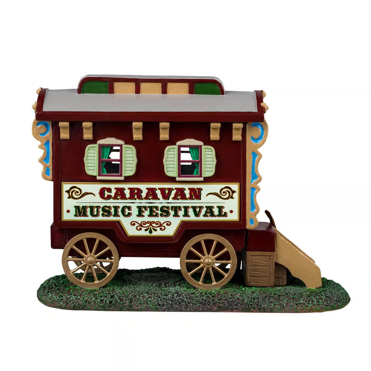 Lemax Carnival 11.9cm Caravan Music Festival Christmas Village Scene - 43724