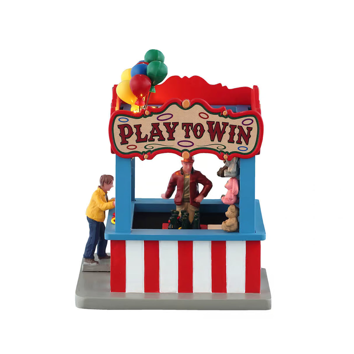 Lemax Carnival 13.2cm Ring Toss Game Christmas Village Scene - 54459