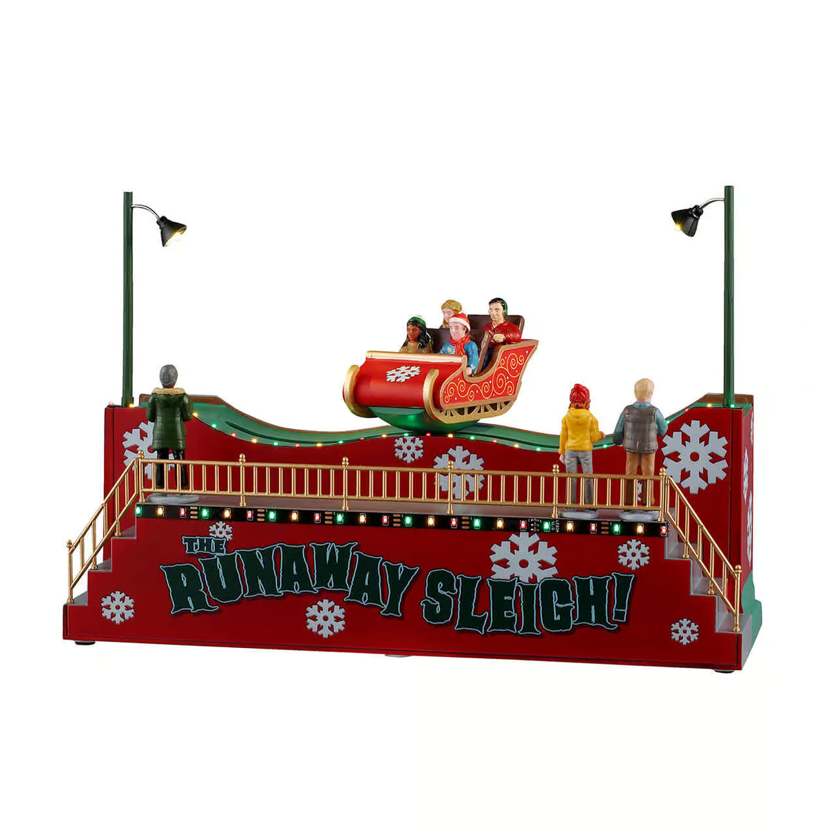 Lemax Carnival 30cm The Runaway Sleigh Christmas Scene - 54453