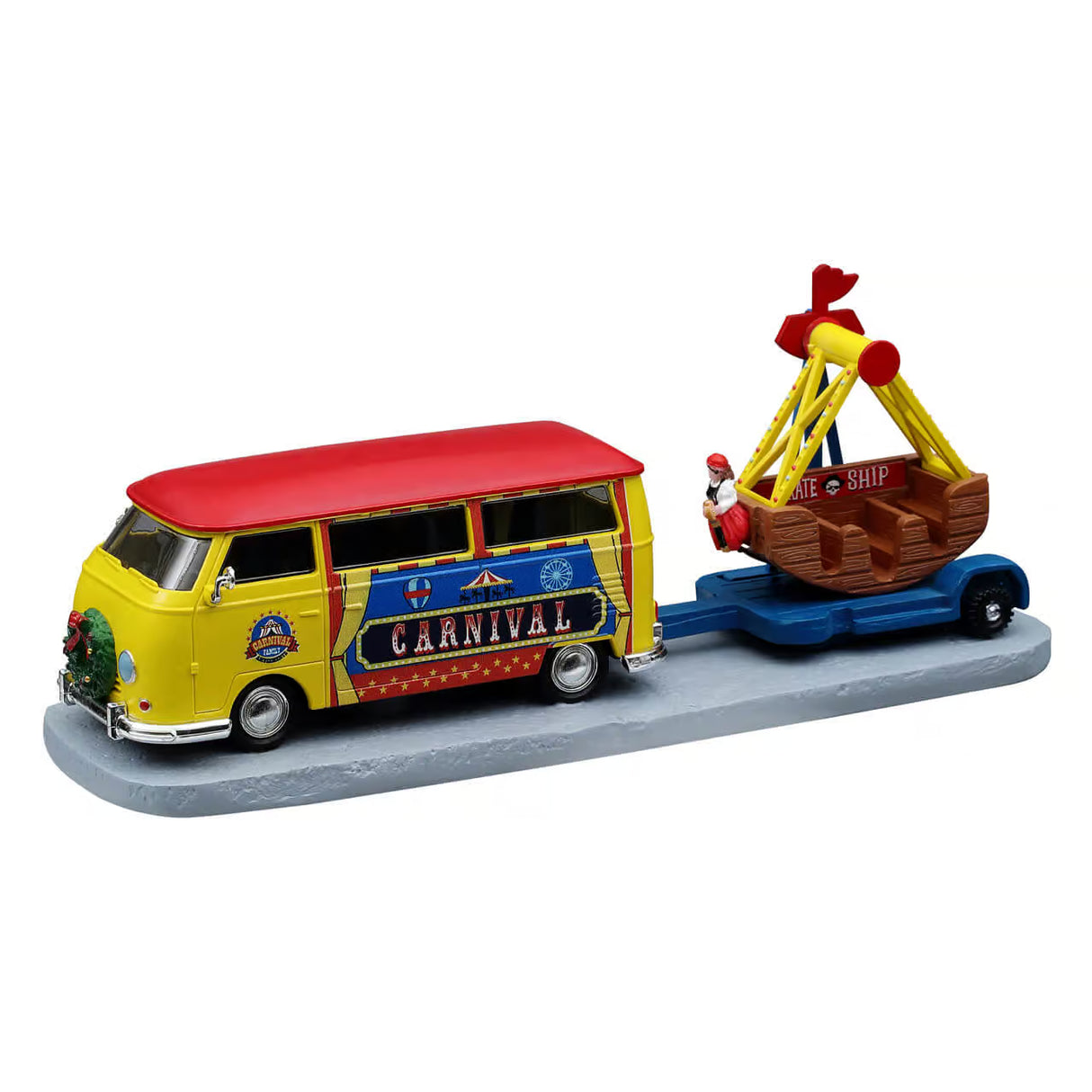 Lemax Carnival Towing Van With Carnival Ride Christmas Village - 63818