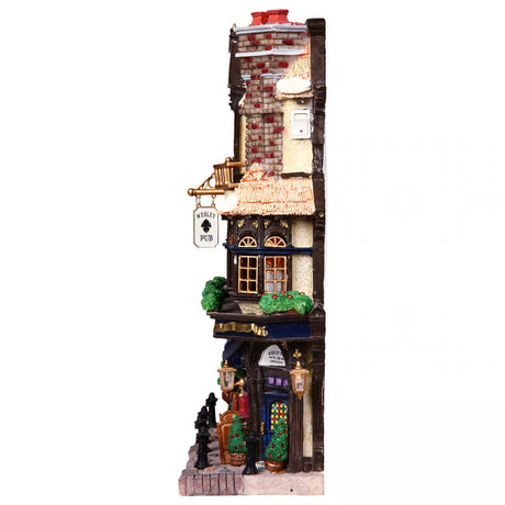 Lemax Facades 25.8cm Wesley Pub Christmas Village Scene  - 45099