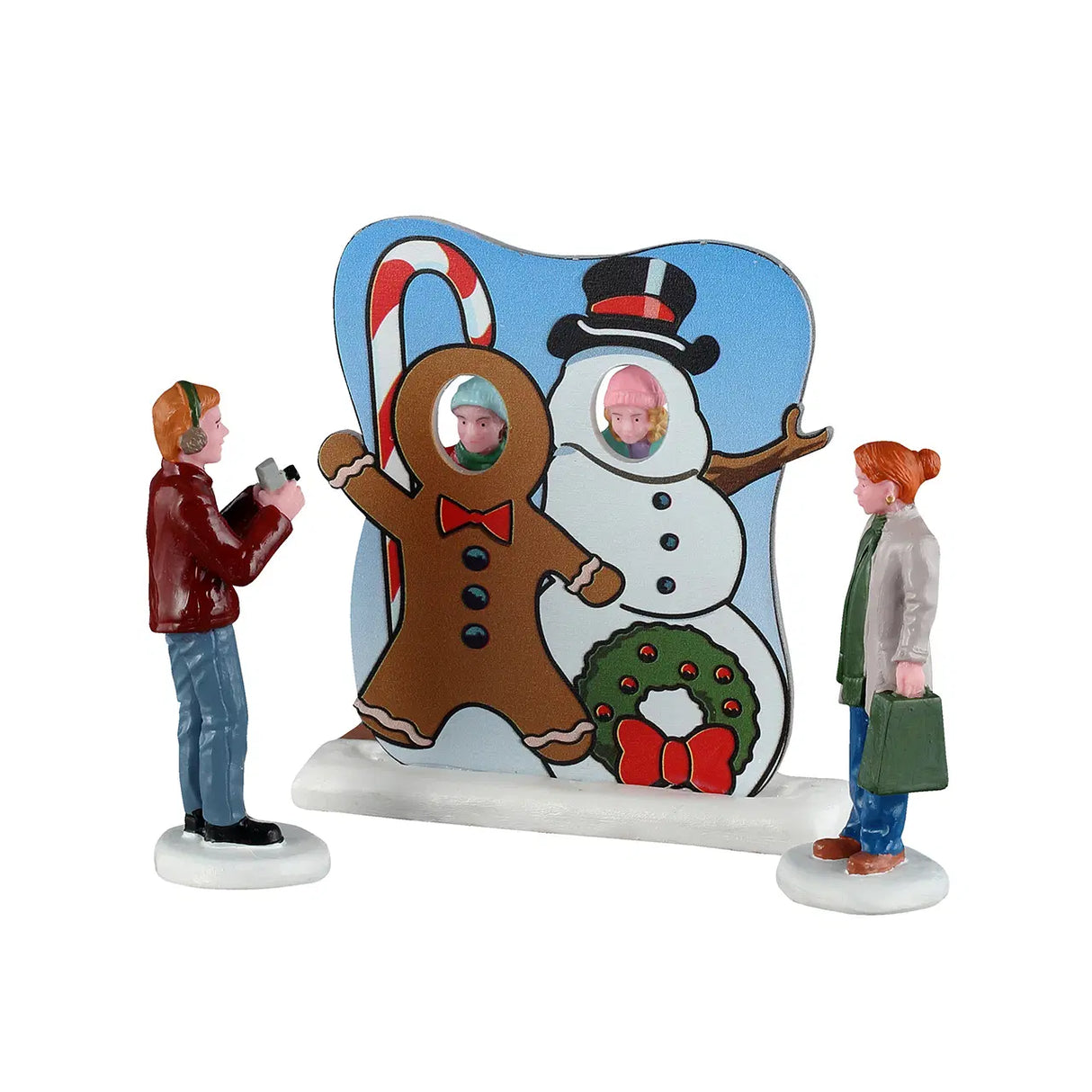 Lemax Harvest Crossing 8.3cm Frosty Photo Op Christmas Figurines - 52533