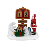 Lemax Santa's Wonderland 10.5cm North Pole Countdown Christmas Figurines - 53749