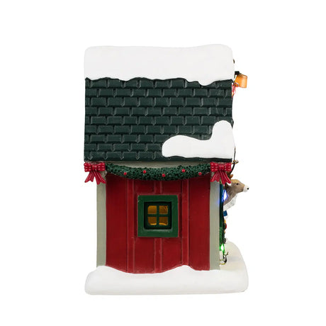 Lemax Santa's Wonderland 12.8cm Dasher's Den Christmas Village Scene - 44331