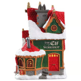 Lemax Santa's Wonderland 18.6cm The Elf Workshop Village Scene - 75291