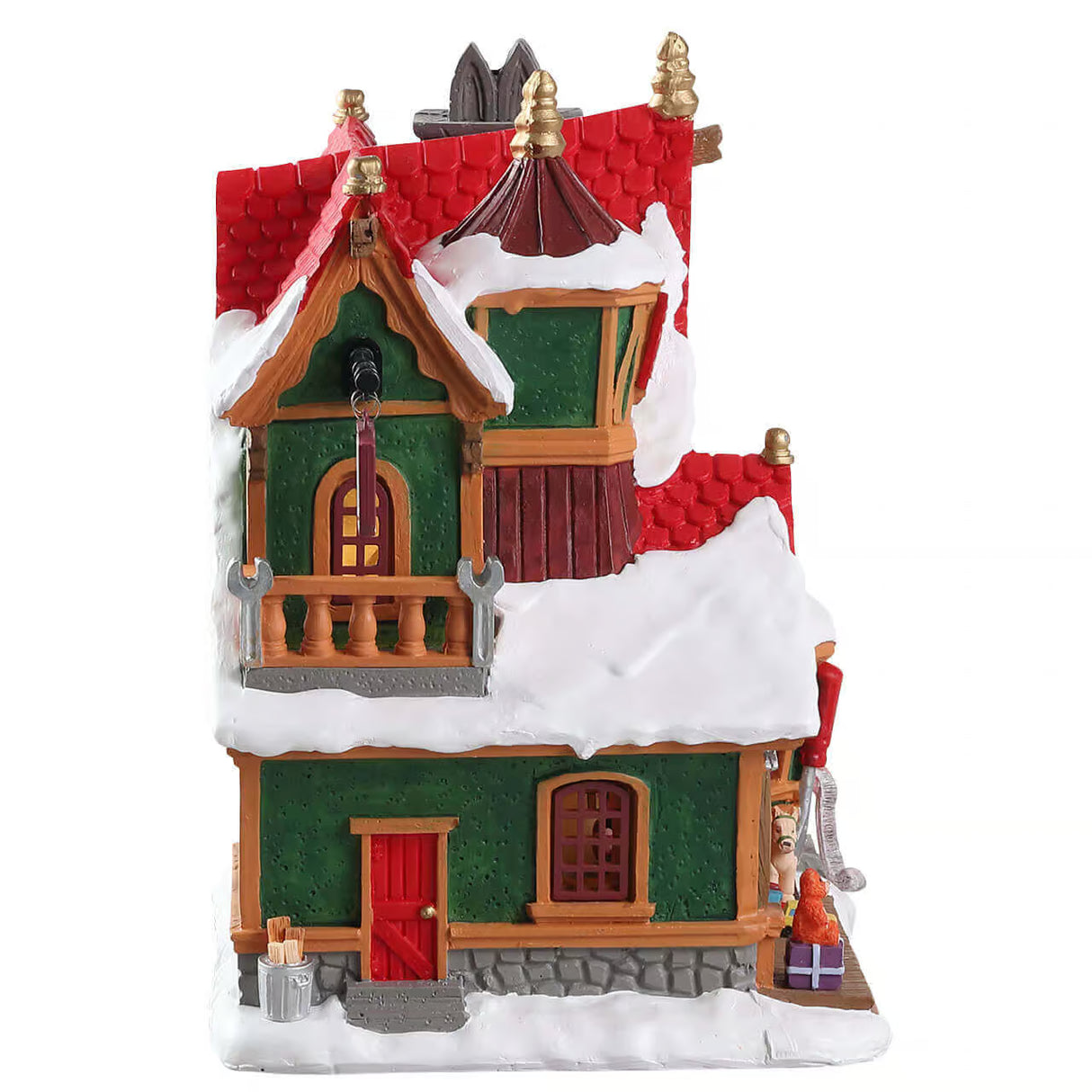 Lemax Santa's Wonderland 18.6cm The Elf Workshop Village Scene - 75291