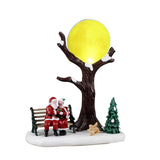 Lemax Santa's Wonderland 19cm North Pole Romance Christmas Village Scene - 54462