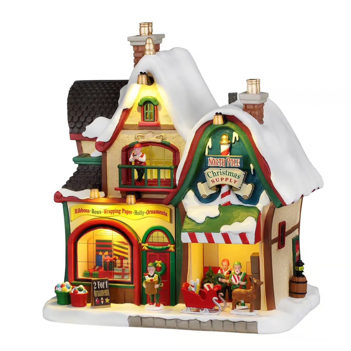 Lemax Santa's Wonderland 21.5cm North Pole Christmas Supply Village Scene - 65529