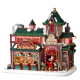 Lemax Santa's Wonderland 22.5cm Reindeer Stables Christmas Village - 25926