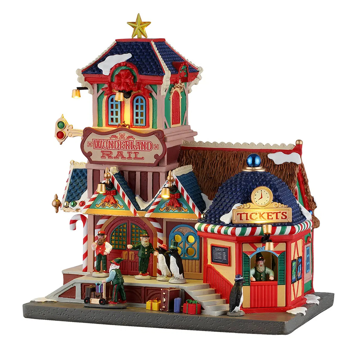 Lemax Santa's Wonderland 24.5cm Wonderland Rail Village Scene - 55351