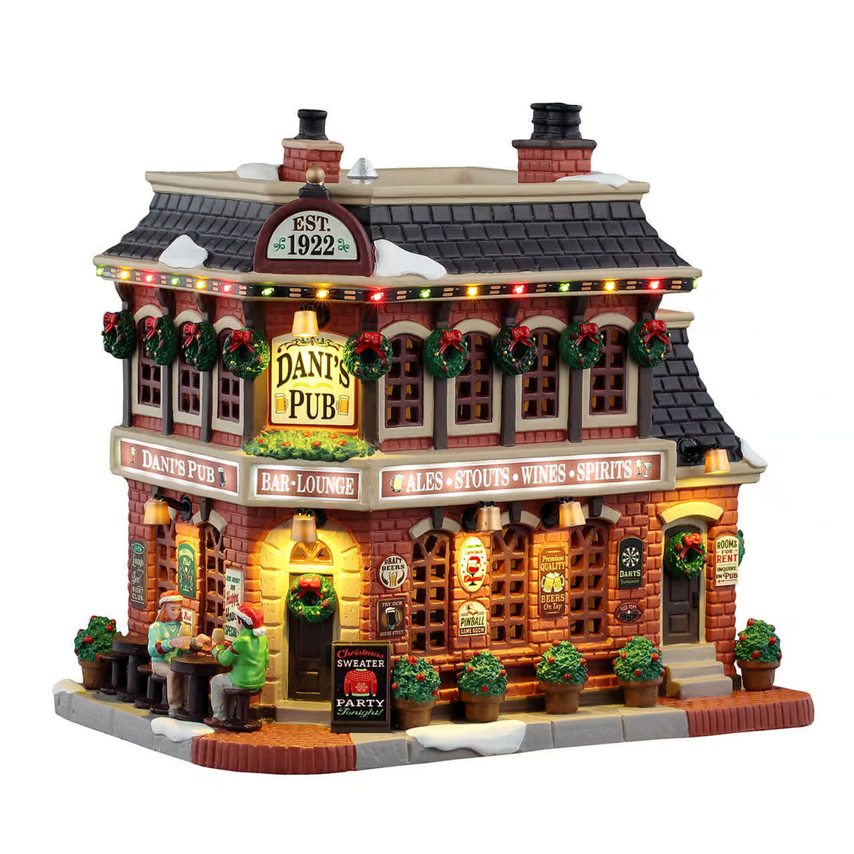 Lemax Caddington Village 18cm Dani's Pub Christmas Village Scene - 55356
