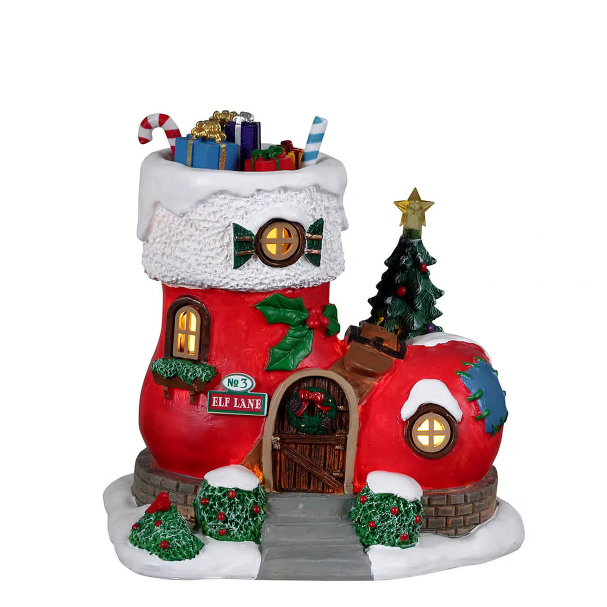 Lemax Santa's Wonderland No 3 Elf Lane House Christmas Village Scene - 24017