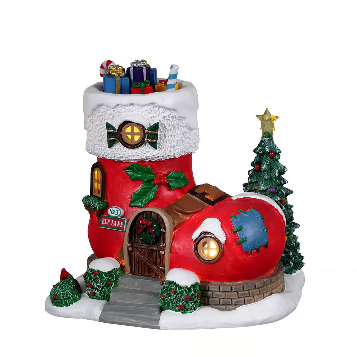 Lemax Santa's Wonderland No 3 Elf Lane House Christmas Village Scene - 24017