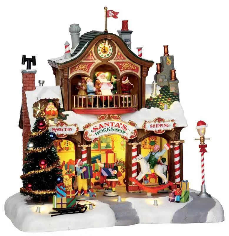Lemax Santa's Wonderland Santa's Workshop Christmas Village - 35558