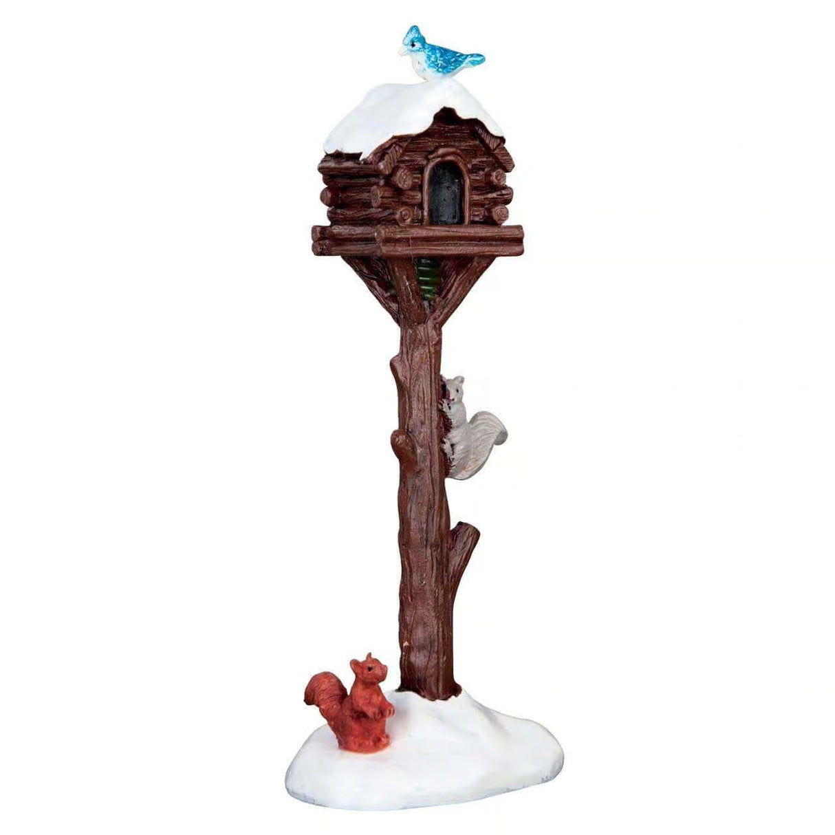 Lemax Vail Village 11.4cm Rustic Birdhouse Raid Christmas Scene - 64086
