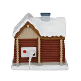 Lemax Vail Village 12.2cm Snowshoe Cabin Christmas Village Scene - 64680