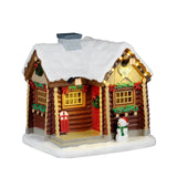 Lemax Vail Village 12.2cm Snowshoe Cabin Christmas Village Scene - 64680