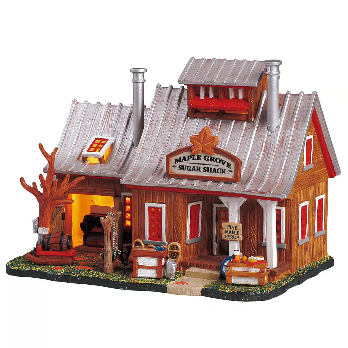 Lemax Vail Village 13.3cm Maple Grove Sugar Shack Christmas Village Scene - 55235