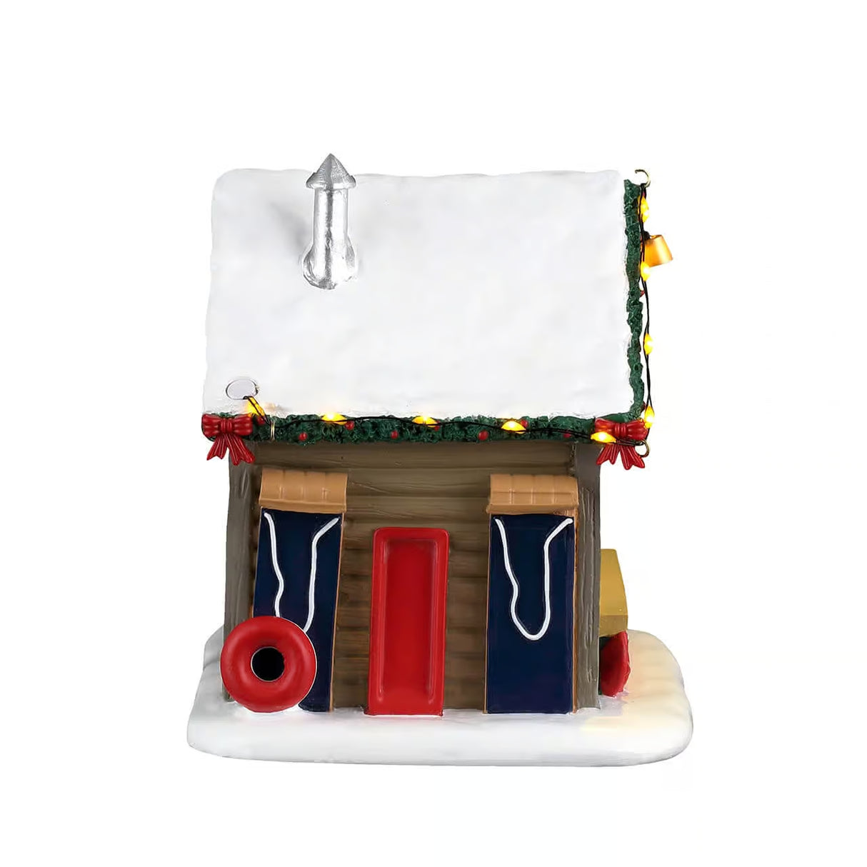 Lemax Vail Village 13.5cm Slopeside Sled Rental Christmas Village Scene - 64683