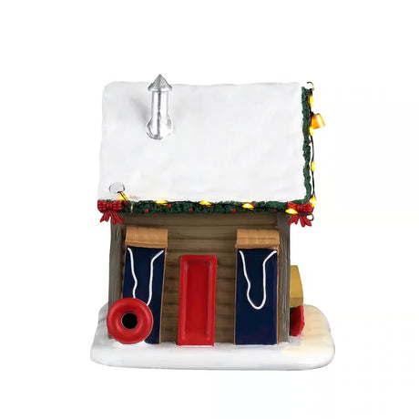 Lemax Vail Village 13.5cm Slopeside Sled Rental Christmas Village Scene - 64683