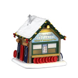 Lemax Vail Village 13.5cm Slopeside Sled Rental Christmas Village Scene - 64683