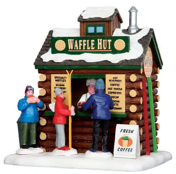 Lemax Vail Village 14.5cm Waffle Hut Christmas Village Scene - 43074