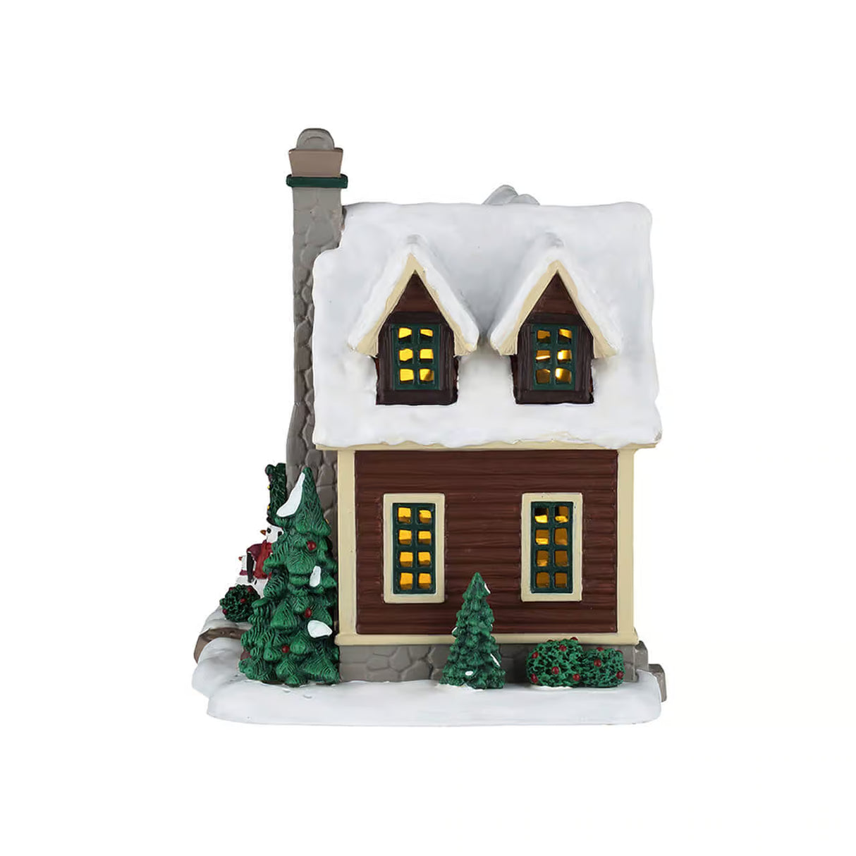 Lemax Vail Village 16cm Cozy Forest Cabin Village Scene - 65535
