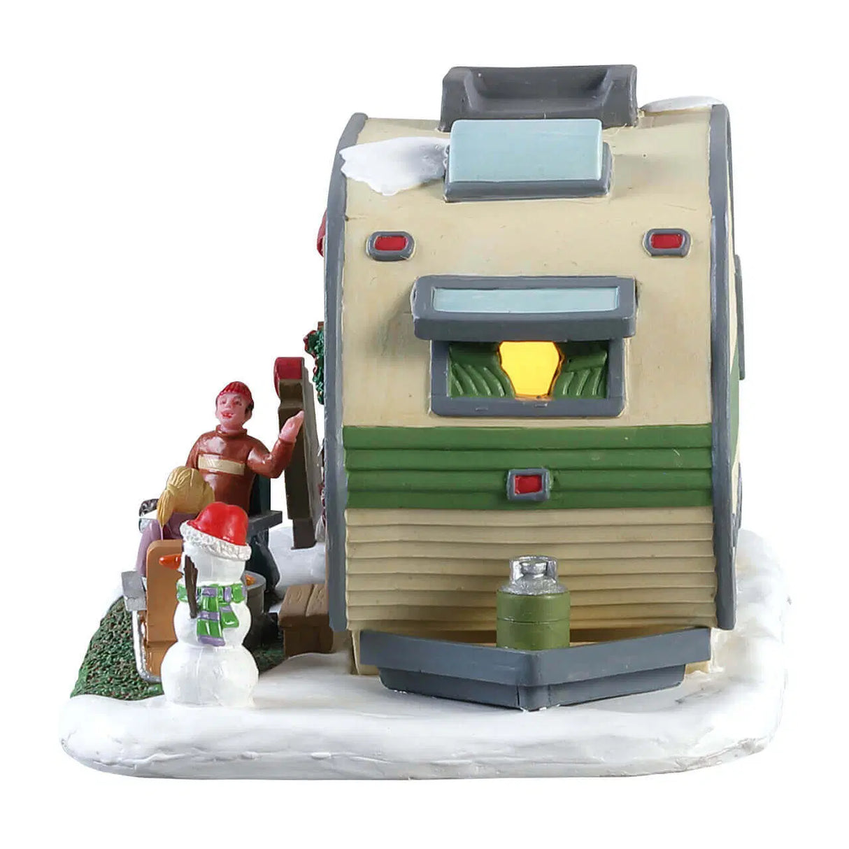 Lemax Vail Village 17.7cm High Rock Lake Trailer Village Scene - 85322
