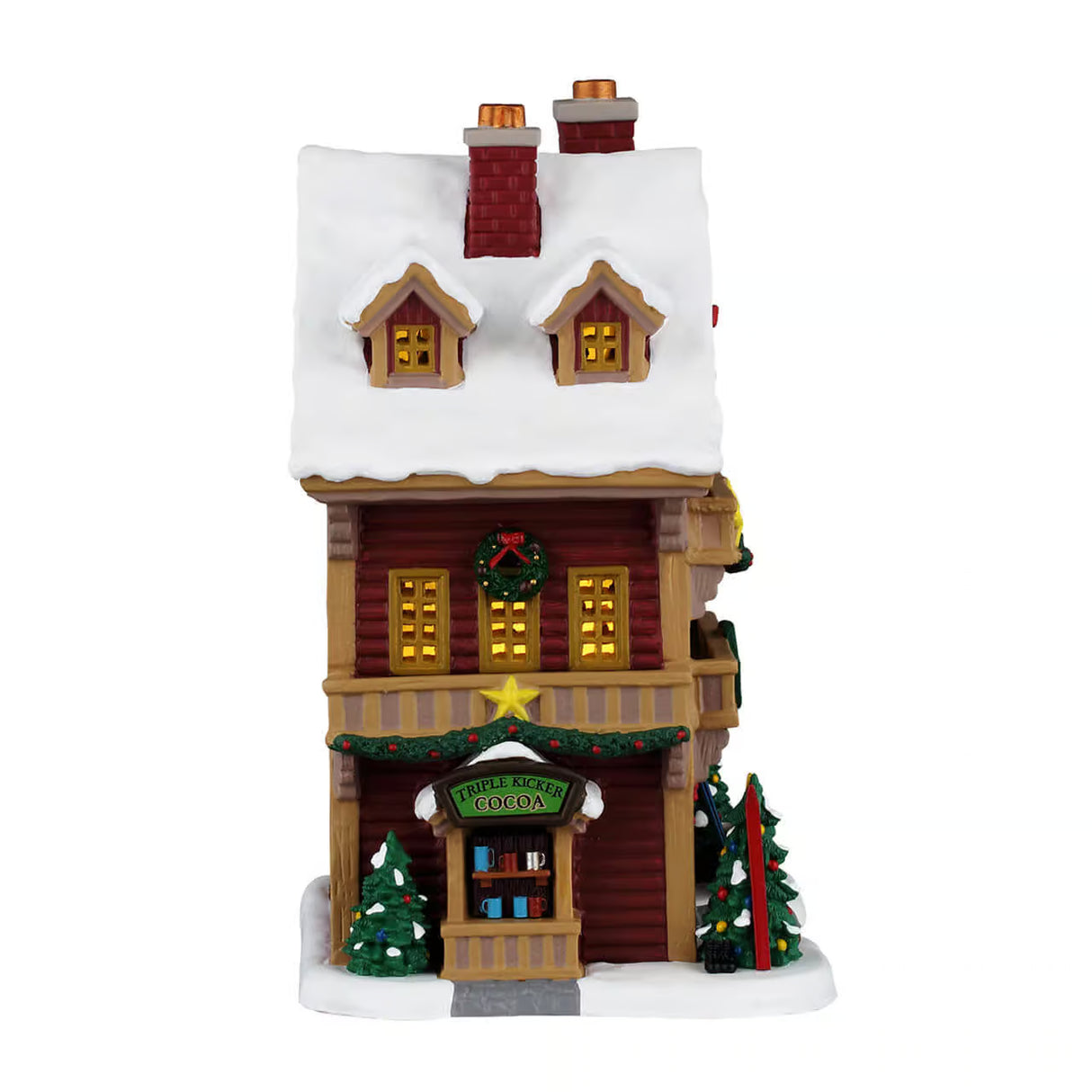Lemax Vail Village 21cm Mountain View Hotel Village Scene - 65579
