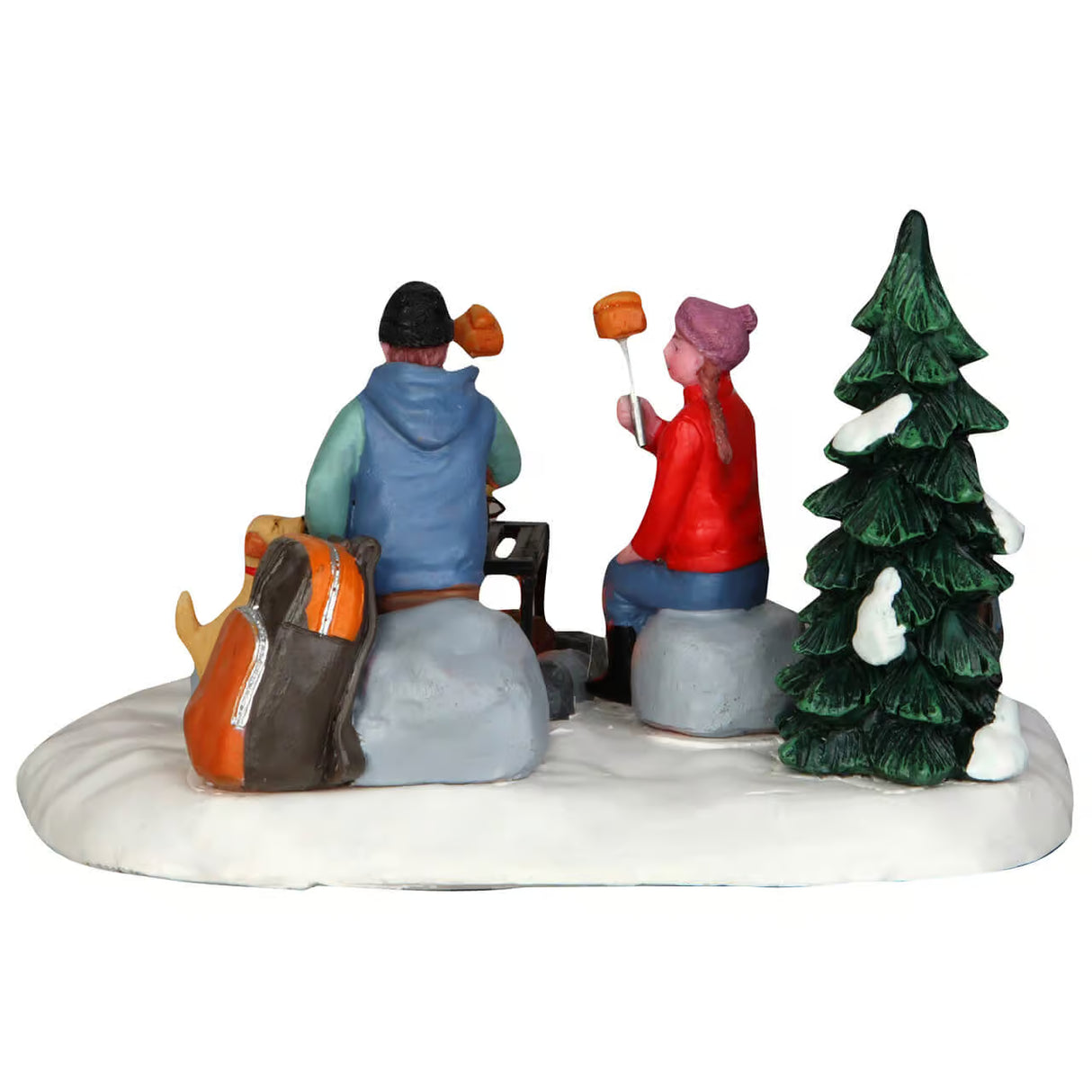 Lemax Vail Village 8cm Campfire Fondue Christmas Village Scene - 34625