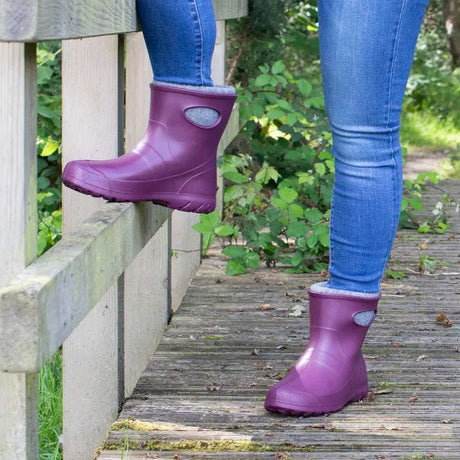 Leon Boots Ultralight Burgundy Ankle Ladies Boots Size 6 - Old Railway Line Garden Centre