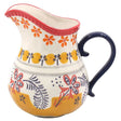 Leonardo Collection 18cm Tuscany Hand Painted Jug Circle - Old Railway Line Garden Centre