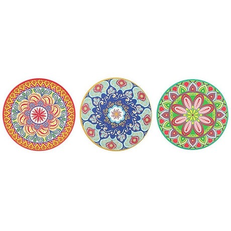 Leonardo Collection 8cm Tuscany Ceramic Coaster (Choice of 3) - Old Railway Line Garden Centre