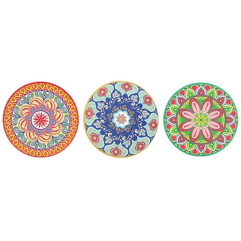 Leonardo Collection 8cm Tuscany Ceramic Coaster (Choice of 3) - Old Railway Line Garden Centre