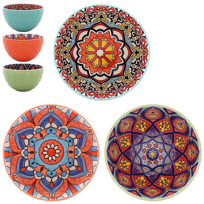 Leser & Pavey 13cm Tuscany Deco Medium Bowl - (Choice of 3) - Old Railway Line Garden Centre